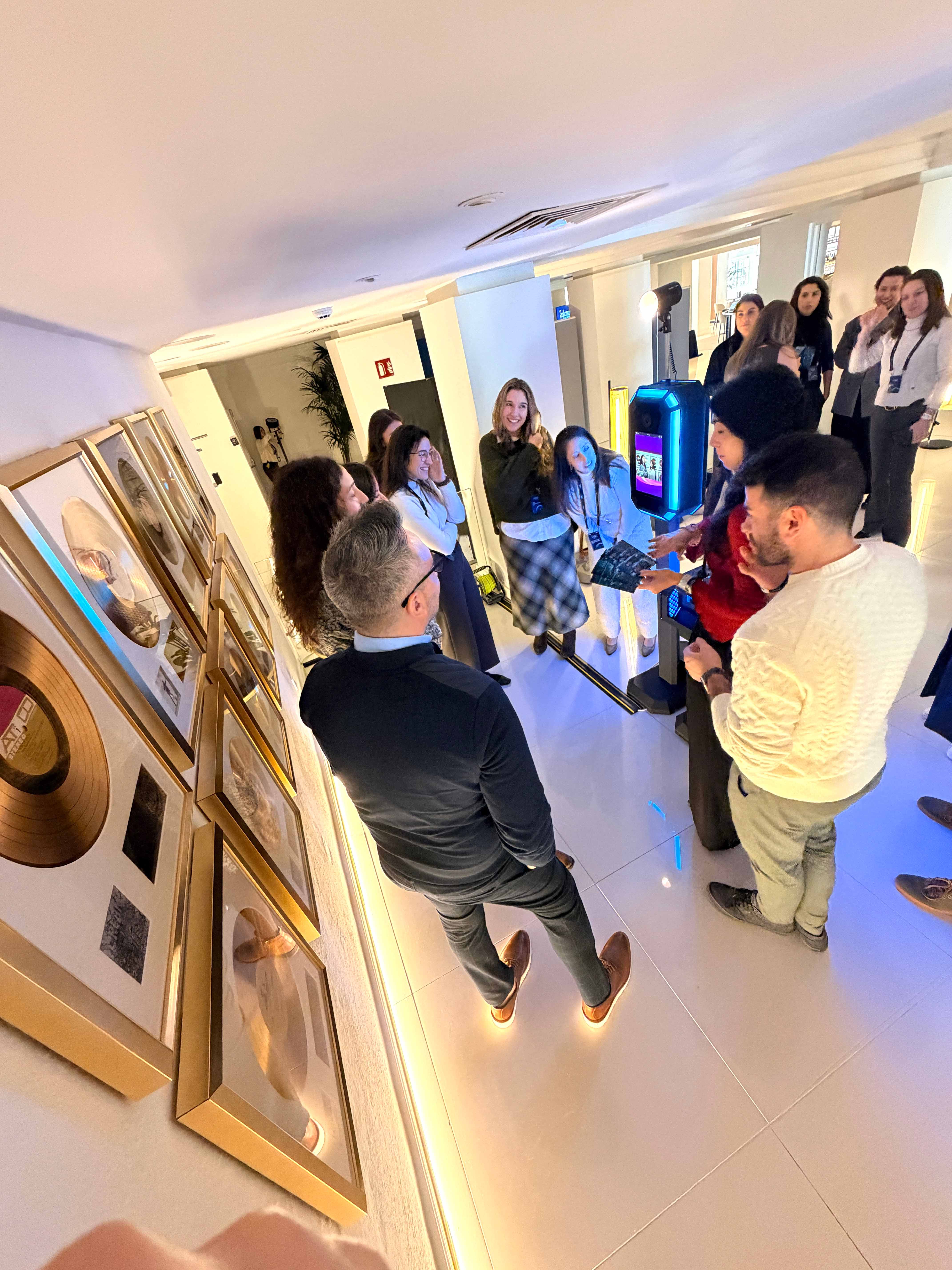 AI photo booth event